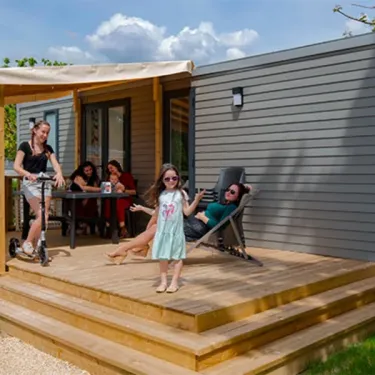 Mobil Home Premium Saumur 3 Chambres 6 Personnes - Camping Paradis Les Nobis d'Anjou