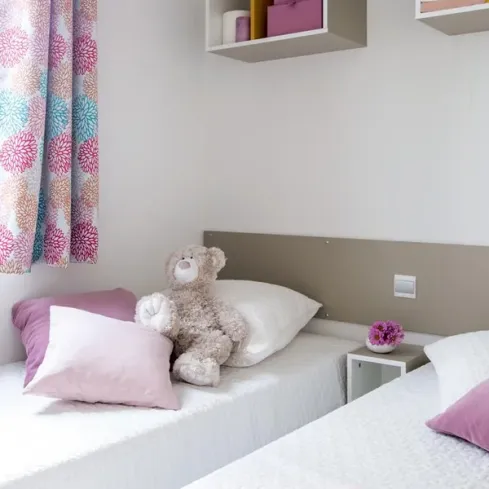 Chambre d'enfant dans le Mobil Home Bahamas Confort 3 Chambres