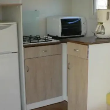 Cuisine du Mobil Home Eden 2 Chambres 4 Personnes, Camping Paradis de Rhuys