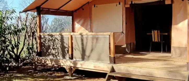 Tente Lodge Victoria 2 Chambres 5 Personnes Sans Sanitaires