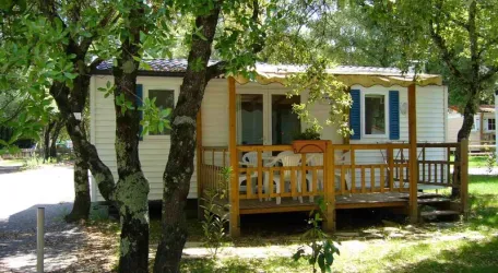 Mobil Home Ohara 2 Chambres 4/6 Personnes Terrasse Semi-couverte Sous bois