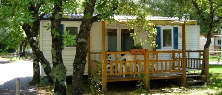 Mobil Home Ohara 2 Chambres 4/6 Personnes Terrasse Semi-couverte Sous bois