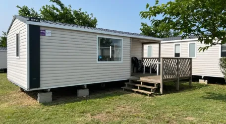 Mobil Home Aqua 2 Chambres 4/6 Personnes Terrasse semi-couverte Île aux trésors