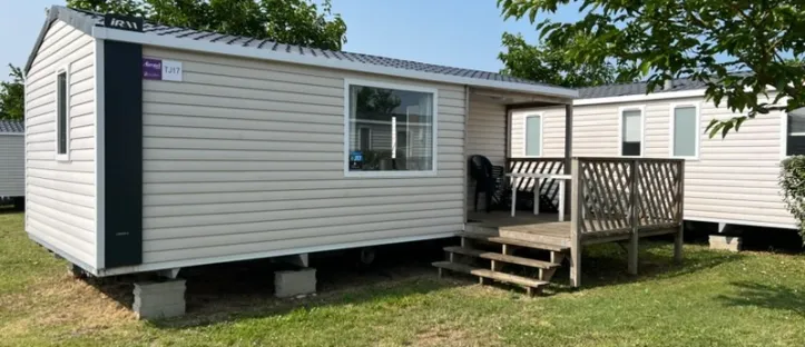Mobil Home Aqua 2 Chambres 4 Personnes Terrasse semi-couverte  Île aux trésors