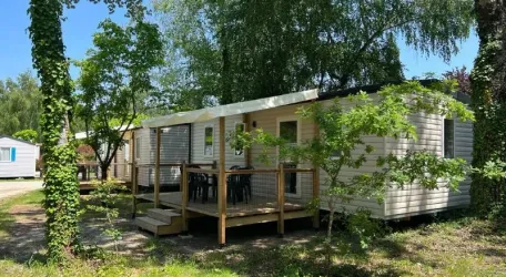 Mobil Home Aqua 3 Chambres 6 Personnes Terrasse semi-couverte