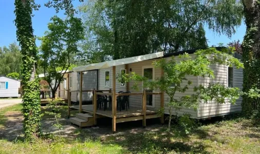 Mobil Home Aqua 3 Chambres 6 Personnes Terrasse semi-couverte