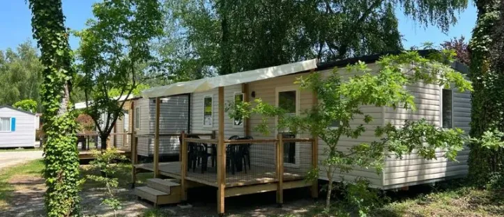 Mobil Home Aqua 3 Chambres 6 Personnes Terrasse semi-couverte