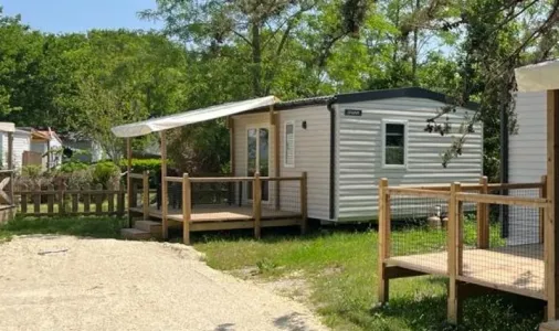 Mobil Home Aqua 2 Chambres 4/6 Personnes Terrasse semi-couverte