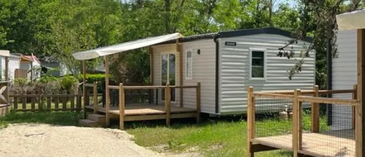 Mobil Home Aqua 2 Chambres 4/6 Personnes Terrasse semi-couverte