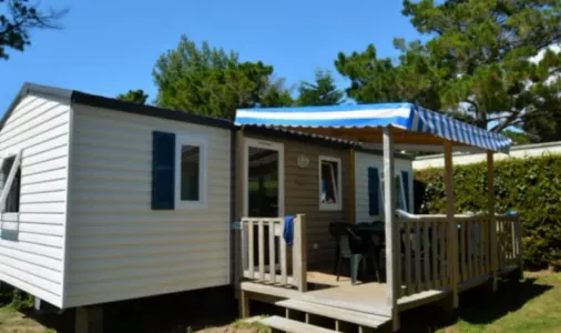 Mobil Home Aqua 3 Chambres - 6 Personnes - Terrasse Semi-couverte - TV