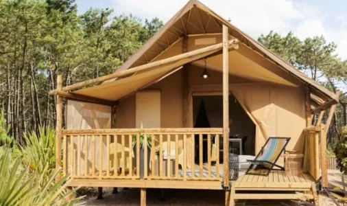Tente Lodge Jungle Wood 2 Chambres 5 Personnes