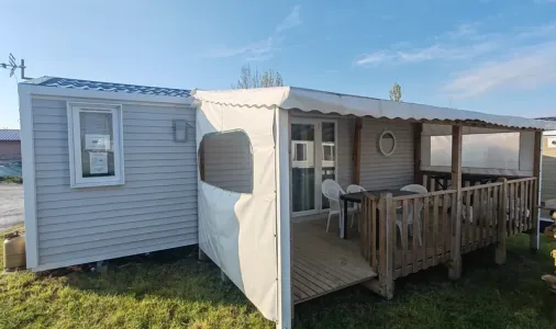 Mobil Home Aqua 2 Chambres 4 Personnes Terrasse Semi-Couverte Clim TV