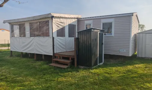 Mobil Home Aqua 3 Chambres 6 Personnes Terrasse Semi-Couverte Clim TV