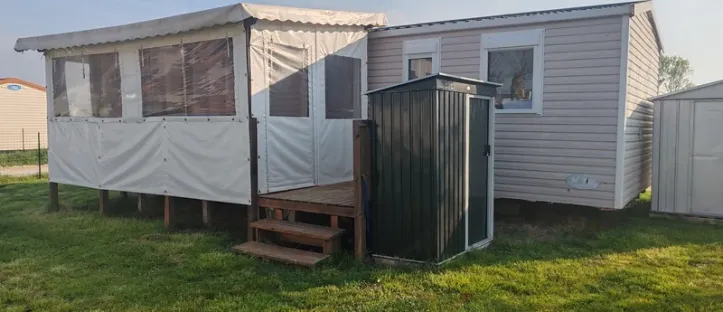 Mobil Home Aqua 3 Chambres 6 Personnes Terrasse Semi-Couverte Clim TV