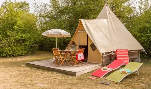 Tente Tipi 2 Chambres 4 Personnes Sans Sanitaires