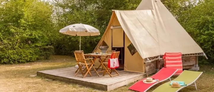 Tente Tipi 2 Chambres 4 Personnes Sans Sanitaires