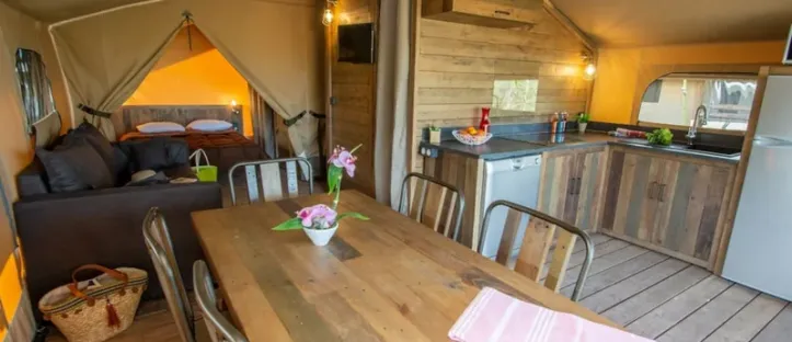 Lodge Premium 2 Chambres 5 Personnes avec bain nordique