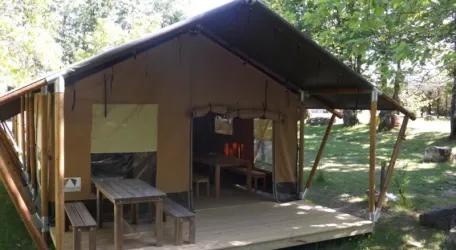 Tente Safari 2 Chambres 5 Personnes Sans Sanitaires