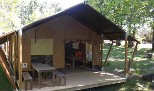 Tente Safari 2 Chambres 5 Personnes Sans Sanitaires