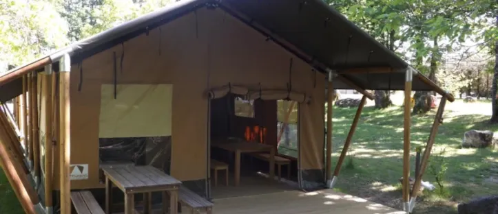 Tente Safari 2 Chambres 5 Personnes Sans Sanitaires