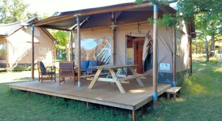 Tente Lodge 2 Chambres 4 Personnes