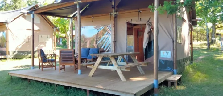 Tente Lodge 2 Chambres 4 Personnes