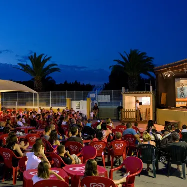Camping L'Europe : soirée spectacle en plein air sous le ciel nocturne