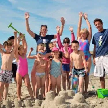 Photo camping Camping Bois d'Amour avec des enfants sur la plage