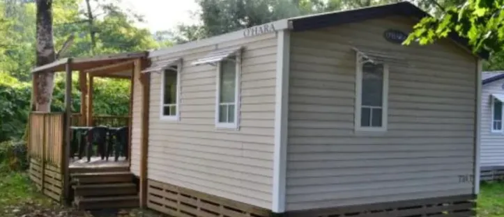 Mobil Home Aqua 2 Chambres - 4/6 Personnes - Terrasse semi-couverte