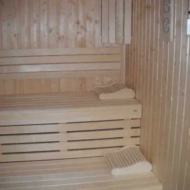 Sauna en bois dans le camping Jardins de l'Atlantique