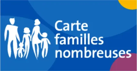 Carte familles nombreuses - Aide au départ en vacances