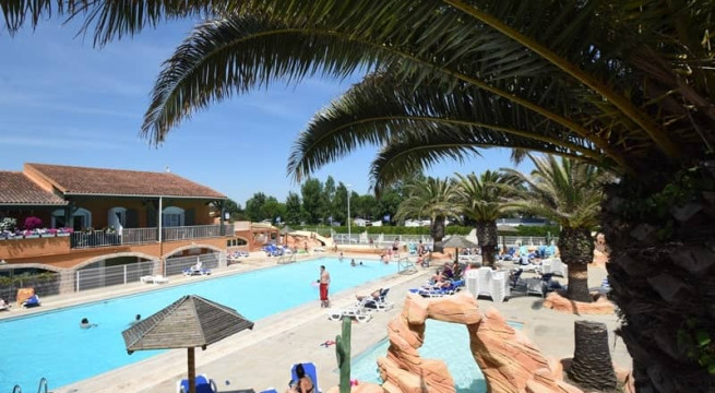 Swimming Pool And Waterslide Camping Les Salisses à
