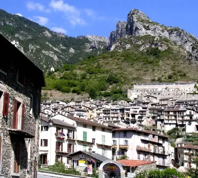 Village de Tende dans les Alpes-Maritime, PACA