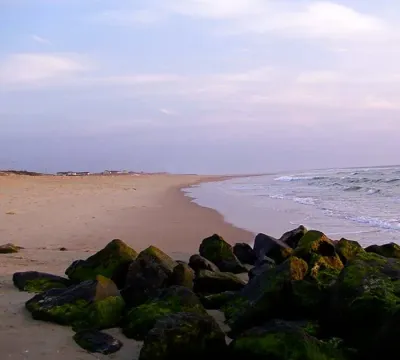 Plage de Mimizan dans les Landes, Nouvelle-Aquitaine