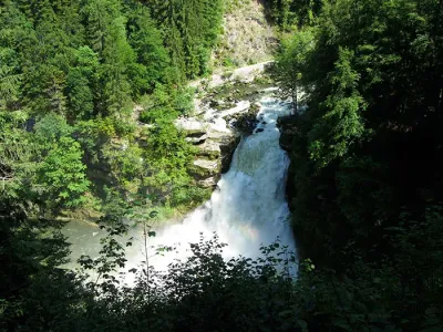 Sauts-du-Doubs, chute d'eau à Villers-le-Lac, Doubs