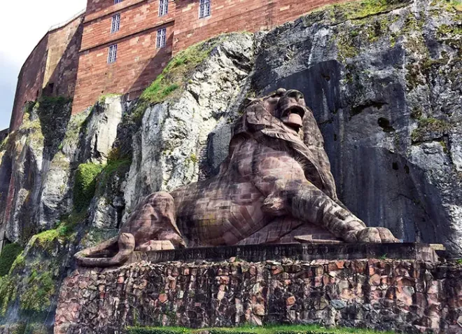Lion de Belfort, sculpture d'Auguste Bartholdi