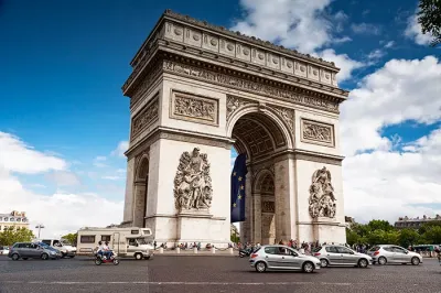Arc de Triomphe, place Charles de Gaulle, Paris