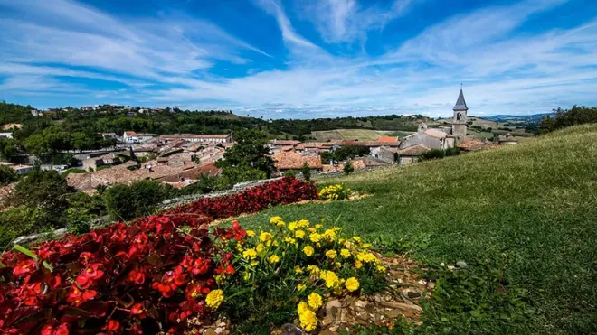 Visite du village de Lautrec près de Rabastens, Tarn