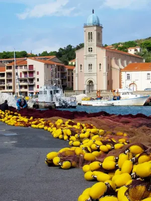 Pêcheurs à Port-Vendres, Pyrénées-Orientales
