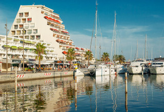 Port de plaisance, station balnéaire de La Grande-Motte