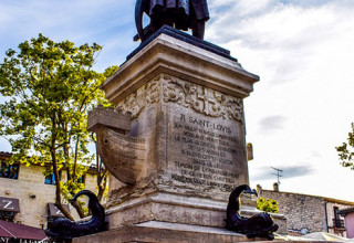Statue de Saint-Louis, fontaine du Grau-du-Roi