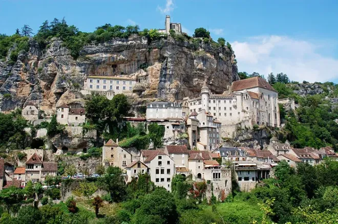 Village de Rocamadour dans le Lot, Occitanie