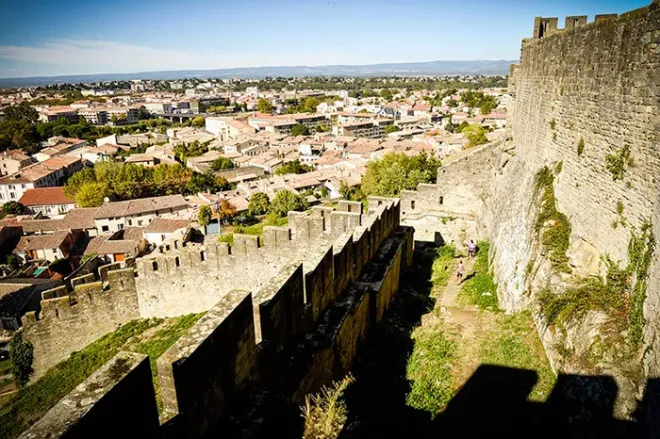 Cité médiévale fortifiée de Carcassonne, Aude