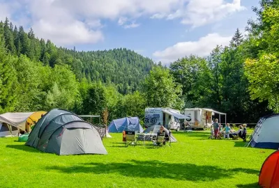 Camping à la montagne