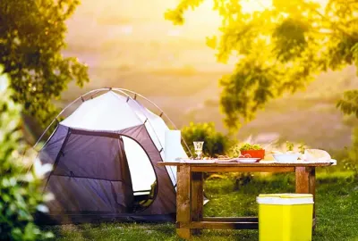 Camping à la campagne