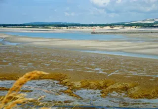 Plage de la Côte d'Opale à proximité de Camiers, Pas-de-Calais