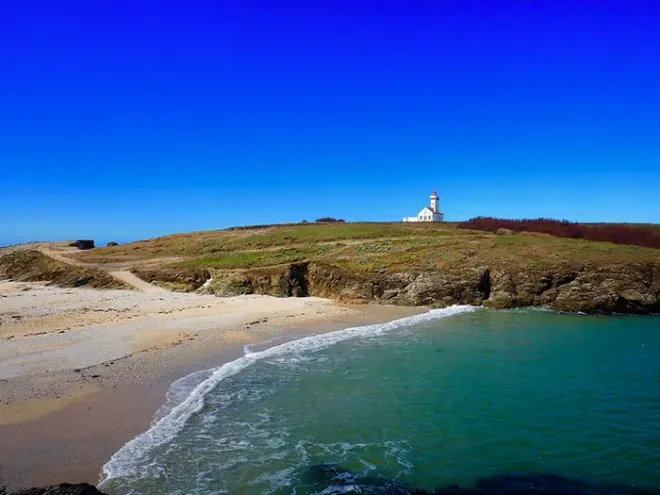 Plage de Belle-île-en-Mer dans le Morbihan, Bretagne