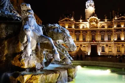 Fontaine Bartholdi à Lyon, Rhône-Alpes