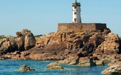 Phare du Paon sur l'île de Bréhat, Bretagne