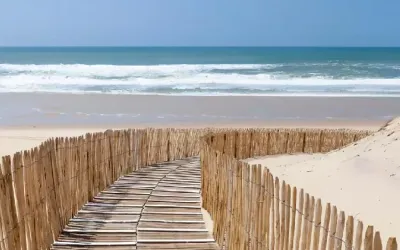 Plage de Mimizan dans les Landes
